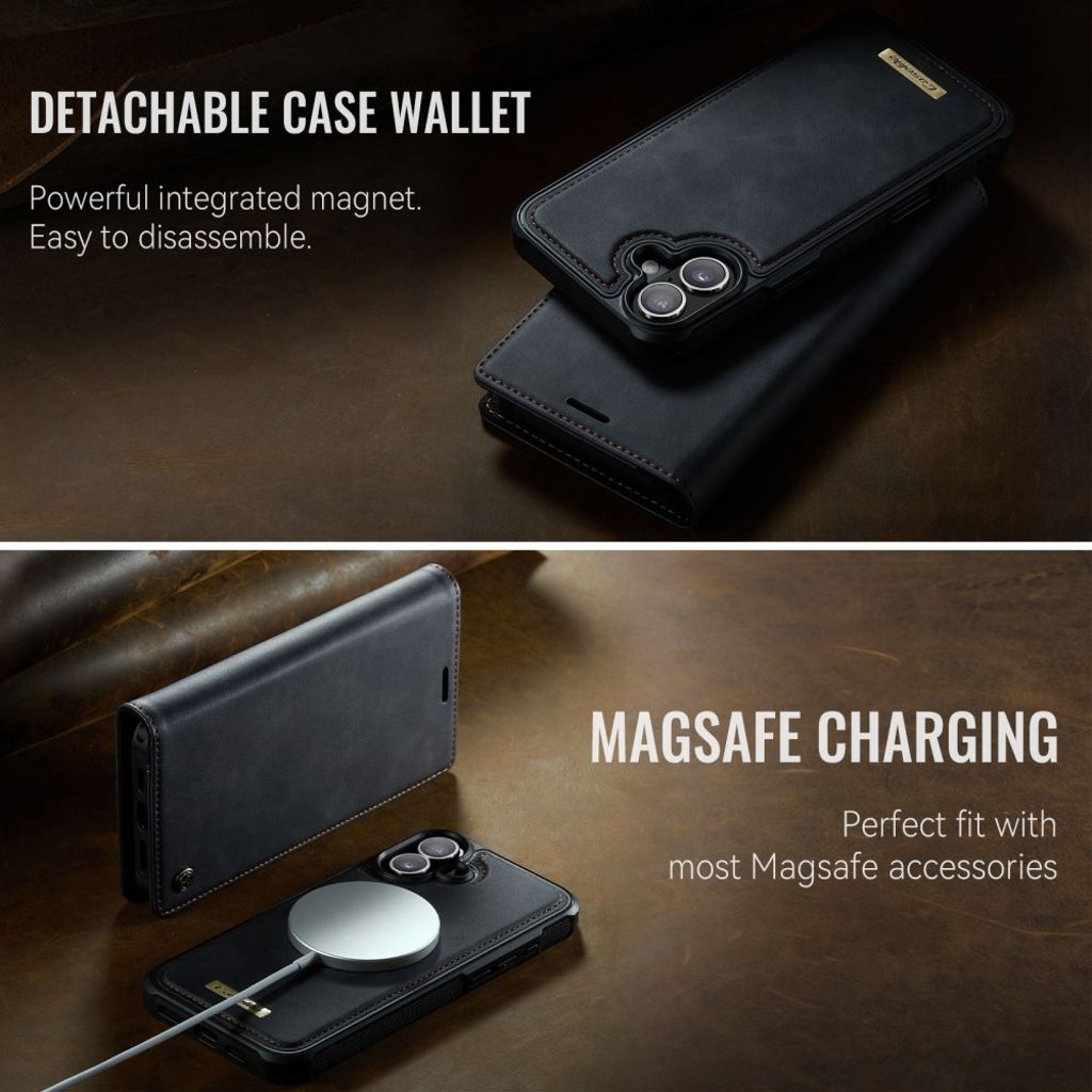 CaseMe iPhone 17 Etui C49 Series Sort
