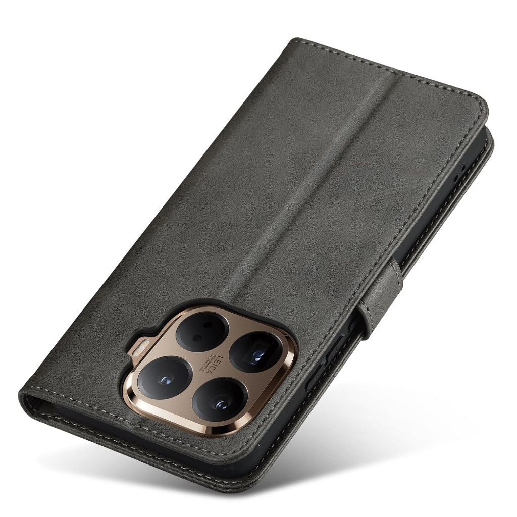 Lc.Imeeke Xiaomi 17T Pro Etui med Kortholder Stativfunktion Grå