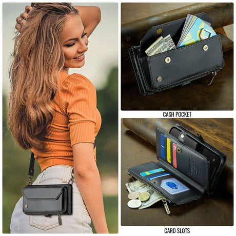 CaseMe iPhone 16e/iPhone 17e Etui C36 Series Sort