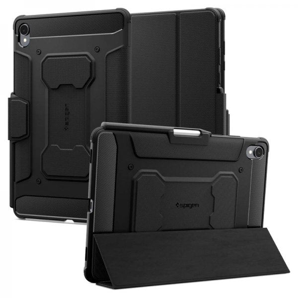 Spigen Samsung Galaxy Tab S11 Cover Rugged Armor Pro Mat Sort
