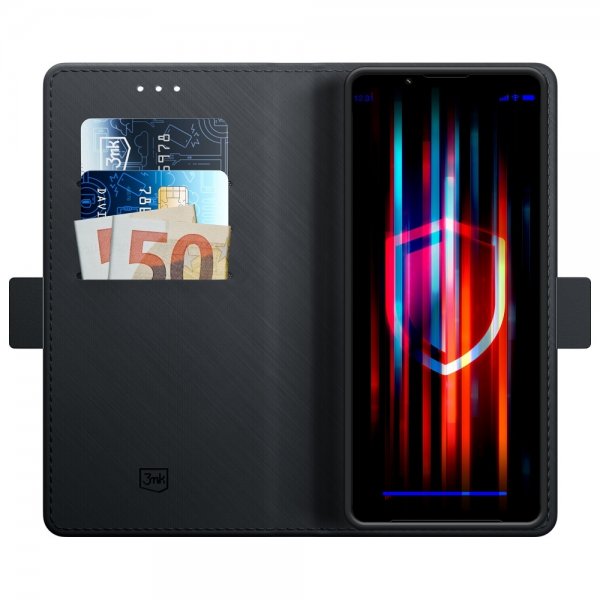 3mk Sony Xperia 1 V Etui Wallet Sort
