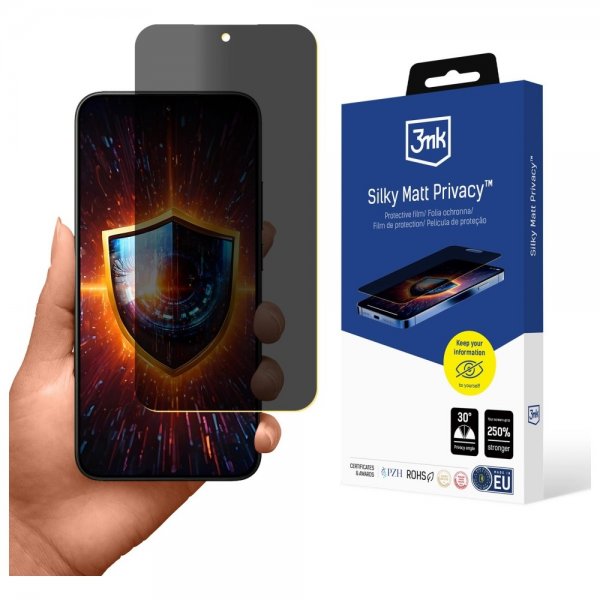 3mk Xiaomi 15T Skærmbeskytter Silky Matt Privacy