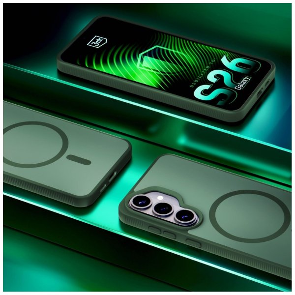 3mk Samsung Galaxy S26 Cover Smoke MagCase Grøn