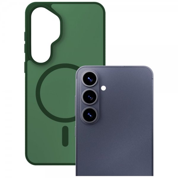 3mk Samsung Galaxy S26 Plus Cover Smoke MagCase Grøn