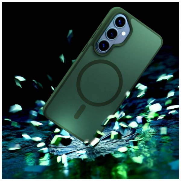 3mk Samsung Galaxy S26 Plus Cover Smoke MagCase Grøn