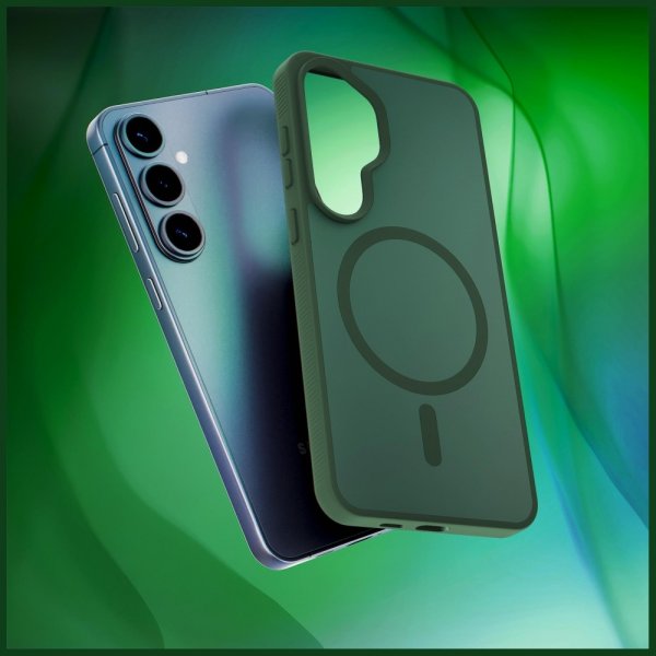 3mk Samsung Galaxy S26 Plus Cover Smoke MagCase Grøn