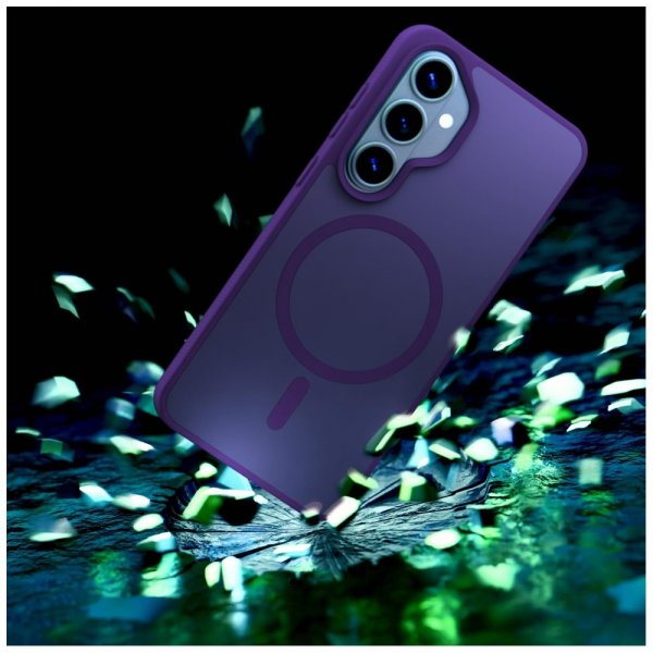 3mk Samsung Galaxy S26 Plus Cover Smoke MagCase Lilla