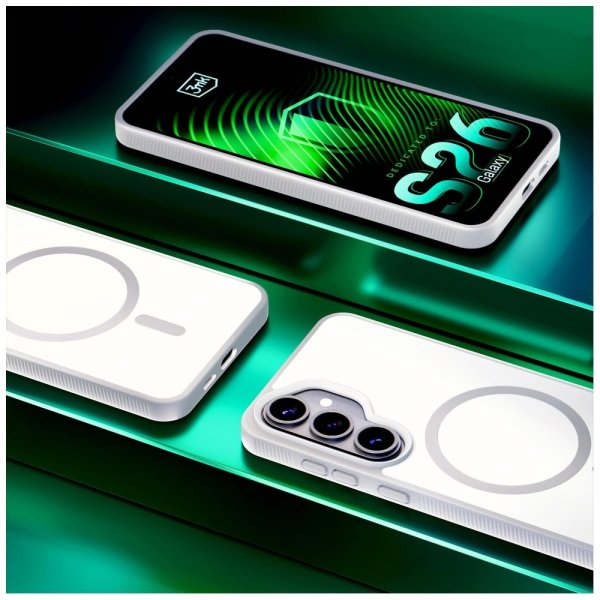 3mk Samsung Galaxy S26 Plus Cover Smoke MagCase Hvid