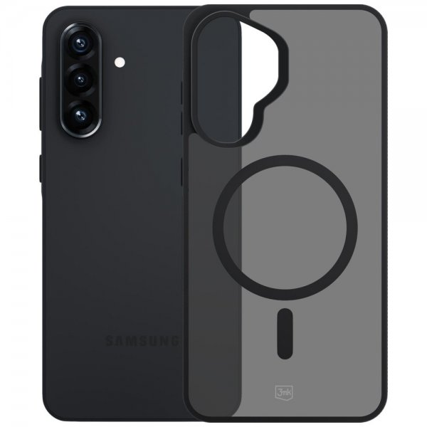 3mk Samsung Galaxy A37 Cover Smoke MagCase Sort