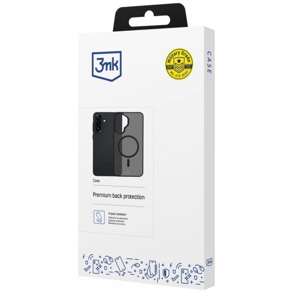 3mk Samsung Galaxy A57 Cover Smoke MagCase Sort
