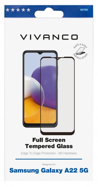 Vivanco Samsung Galaxy A22 5G Skærmbeskytter Fuld Skærm