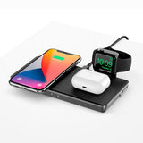ALOGIC Ultra Power 4-i-1 Trådløs Dobbelt Opladningsdock med Apple Watch-oplader