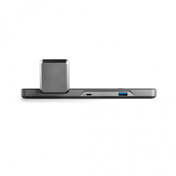 ALOGIC Ultra Power 4-i-1 Trådløs Dobbelt Opladningsdock med Apple Watch-oplader