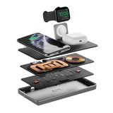 ALOGIC Ultra Power 4-i-1 Trådløs Dobbelt Opladningsdock med Apple Watch-oplader