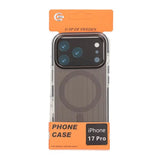 iPhone 17 Pro Cover Bølget MagSafe Sort Transparent