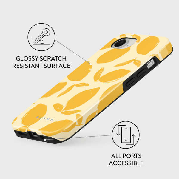 Burga iPhone 16/17 Cover Tough Lemon Tart