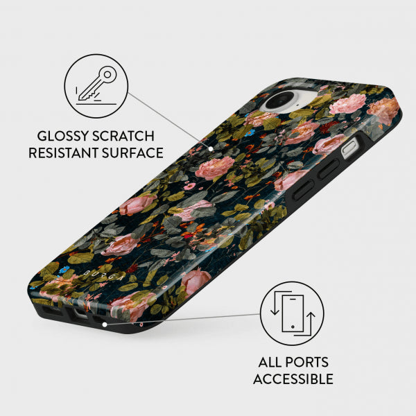 Burga iPhone 16e/iPhone 17e Cover Tough Bloomy Garden