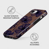 Burga iPhone 16e/iPhone 17e Cover Tough Velvet Night
