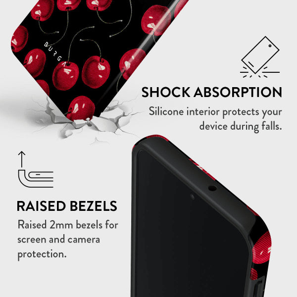 Burga Samsung Galaxy A16 Cover Tough Cherrybomb