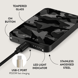 Burga Powerbank MagSafe 5000 mAh Nat Sort Camouflage