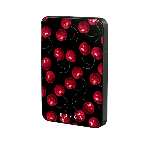 Burga Powerbank MagSafe 5000 mAh Cherrybomb Grå
