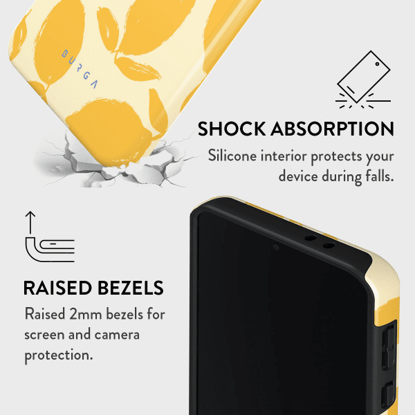 Burga Samsung Galaxy A56 Cover Tough Lemon Tart