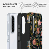 Burga Samsung Galaxy A36 Cover Tough Bloomy Garden