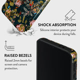 Burga Samsung Galaxy A36 Cover Tough Bloomy Garden