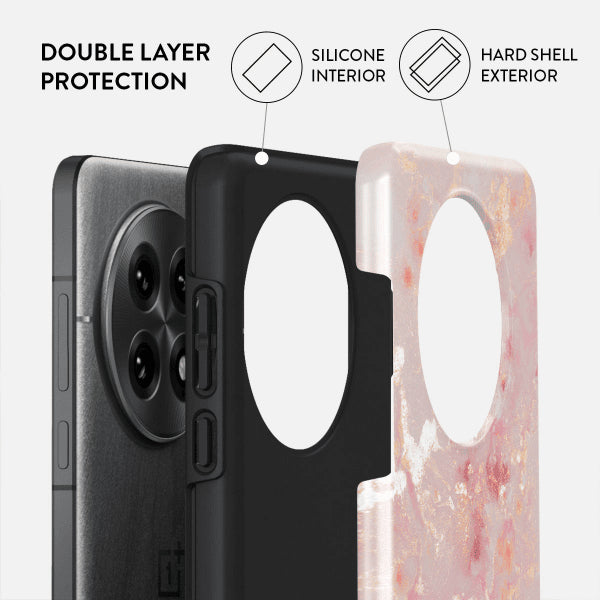 Burga OnePlus 13 Cover Tough Golden Coral
