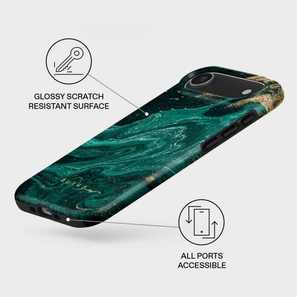 Burga iPhone Air Cover Tough MagSafe Emerald Pool