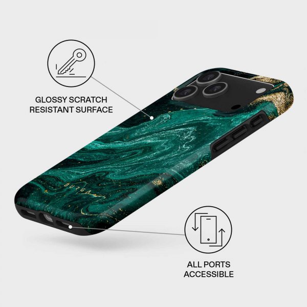Burga iPhone 17 Pro Cover Tough MagSafe Emerald Pool