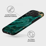 Burga iPhone 17 Pro Max Cover Tough MagSafe Emerald Pool