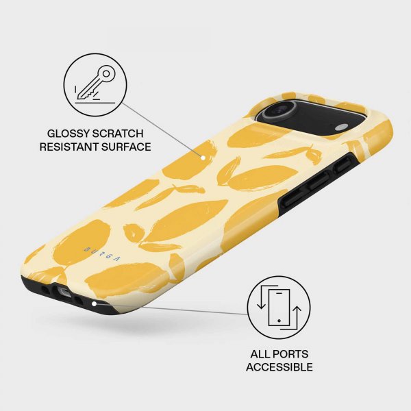 Burga iPhone Air cover Tough MagSafe Lemon Tart