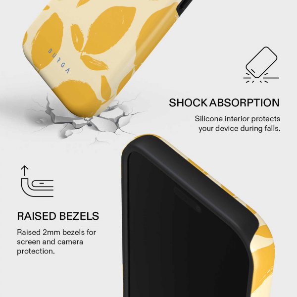 Burga iPhone 17 Pro Cover Tough MagSafe Lemon Tart