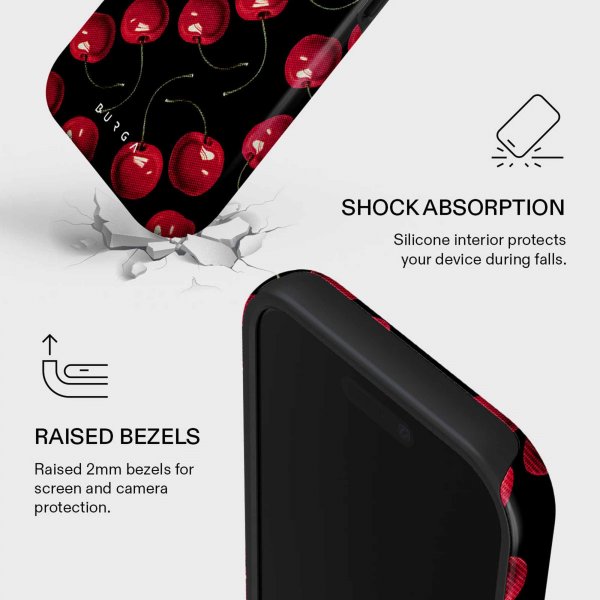 Burga iPhone 17 Cover Tough MagSafe Cherrybomb