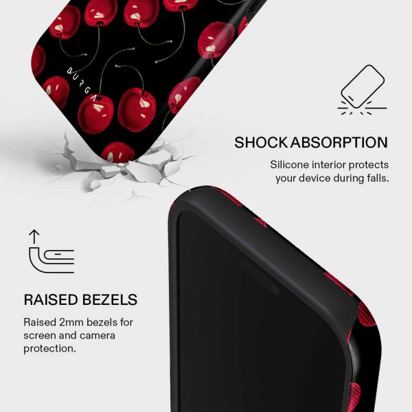 Burga iPhone 17 Pro Max Cover Tough MagSafe Cherrybomb