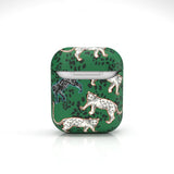 Richmond & Finch AirPods (1/2) Cover Green Leopard