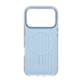 iPhone 17 Pro Cover Bølgepap MagSafe Lyseblå