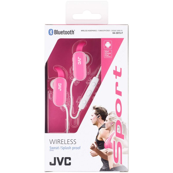 JVC Høretelefoner EBT5 Trådløs In-Ear Rosa