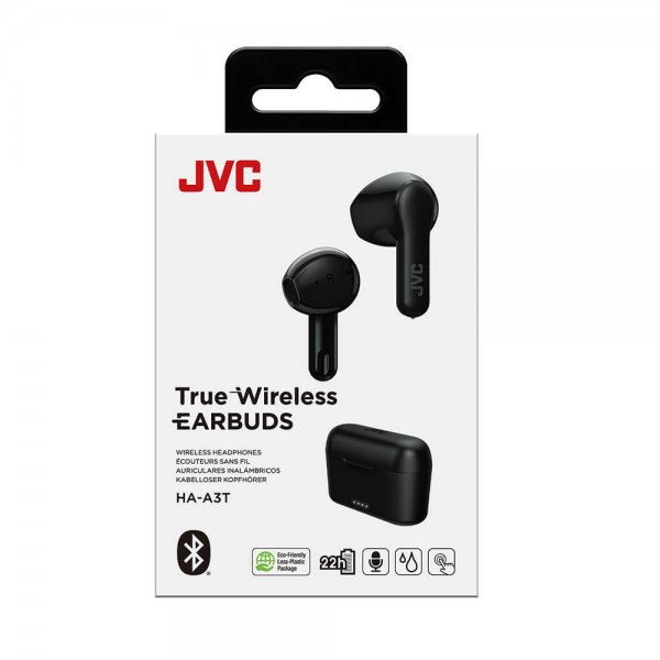 JVC Hovedtelefoner In-Ear True Wireless HA-A3T Sort