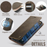 CaseMe iPhone 13 Etui C49 Series Brun