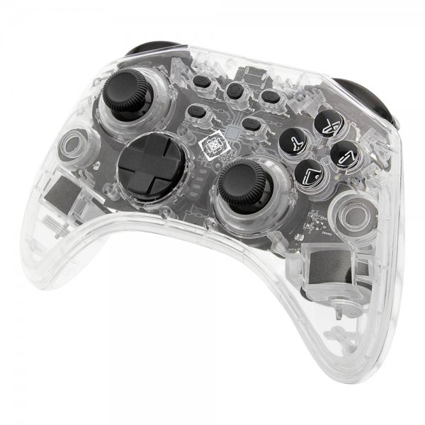 Deltaco Gaming Trådløs Controller til Nintendo Switch Transparent RGB