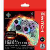 Deltaco Gaming Trådløs Controller til Nintendo Switch Transparent RGB
