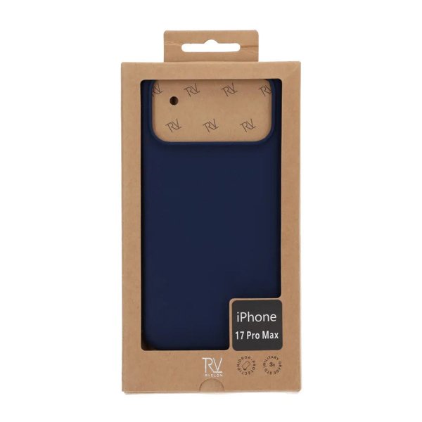 Rvelon iPhone 17 Pro Max Cover Silikone MagSafe Mørkeblå