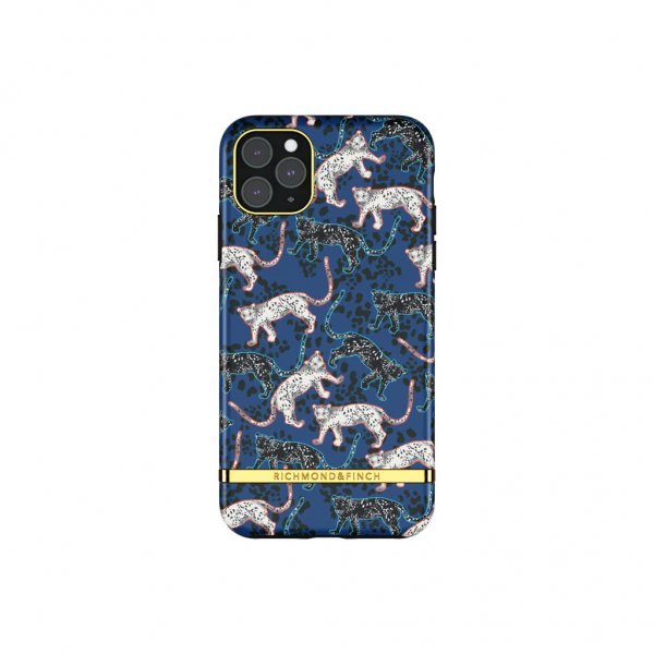 Richmond & Finch iPhone 11 Pro Max Cover Blå Leopard