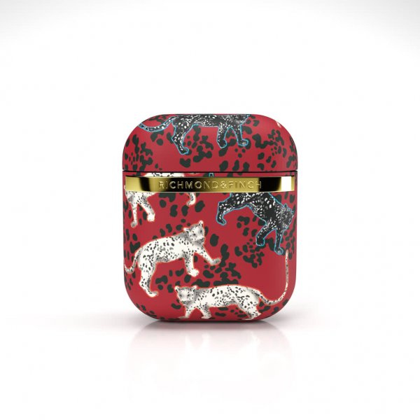 Richmond & Finch AirPods (1/2) Cover Samba Red Leopard