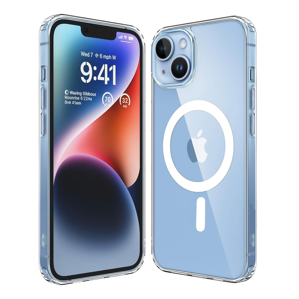 iPhone 14 Cover Stødabsorberende MagSafe Klar