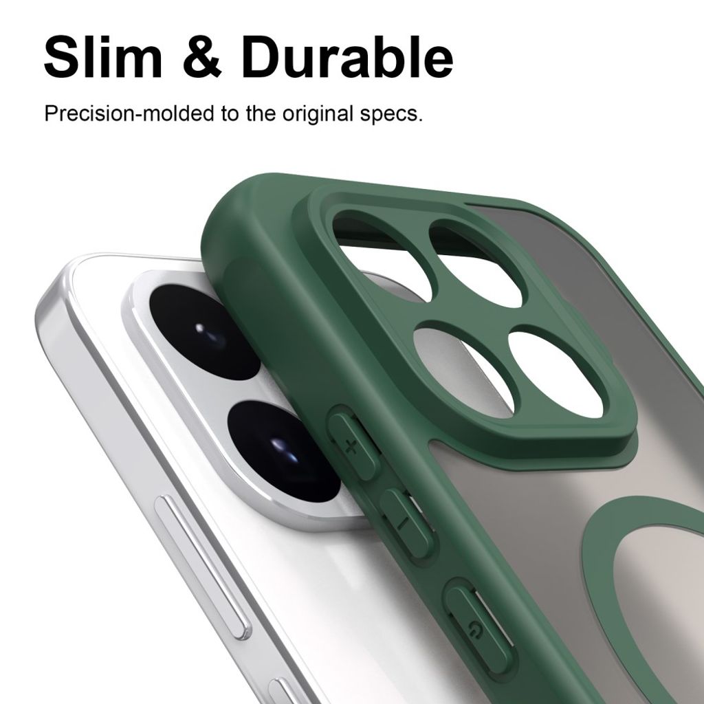Xiaomi 17T Cover Frostet MagSafe Grøn