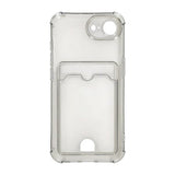 iPhone 16./17. Etui Kortholder Transparent Sort