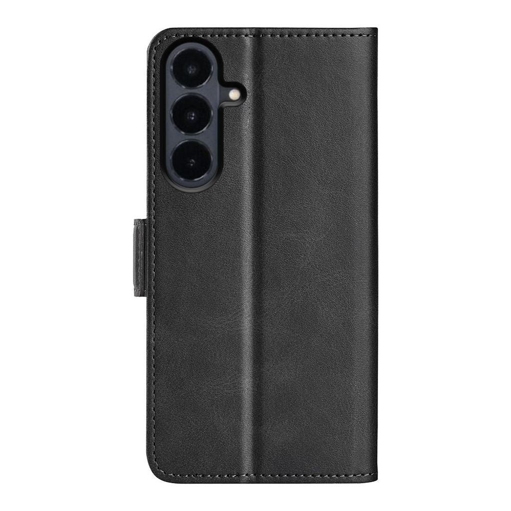Samsung Galaxy S26 FE Etui Lædertekstur Sort